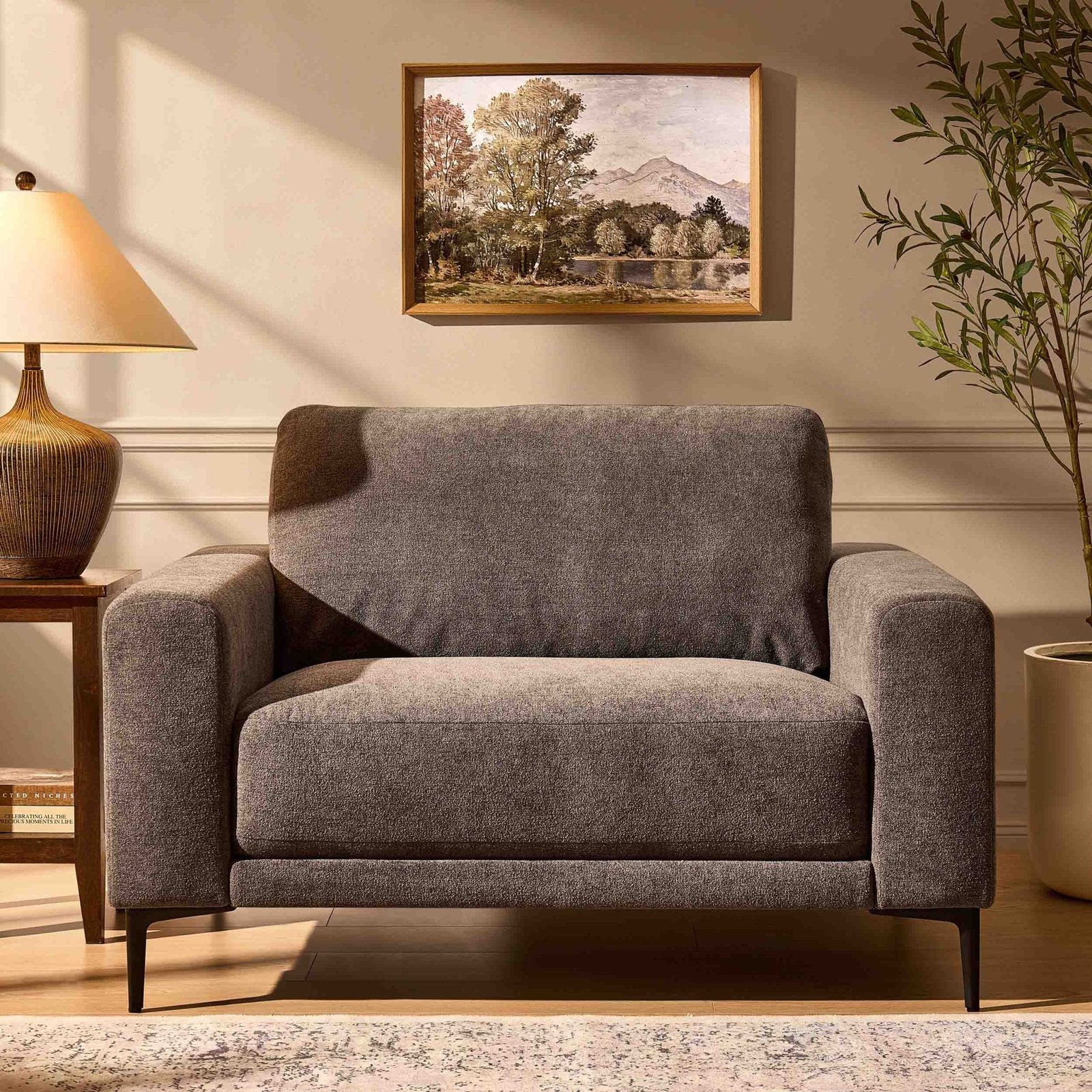 Malibu Loveseat - Chenille Ash Grey