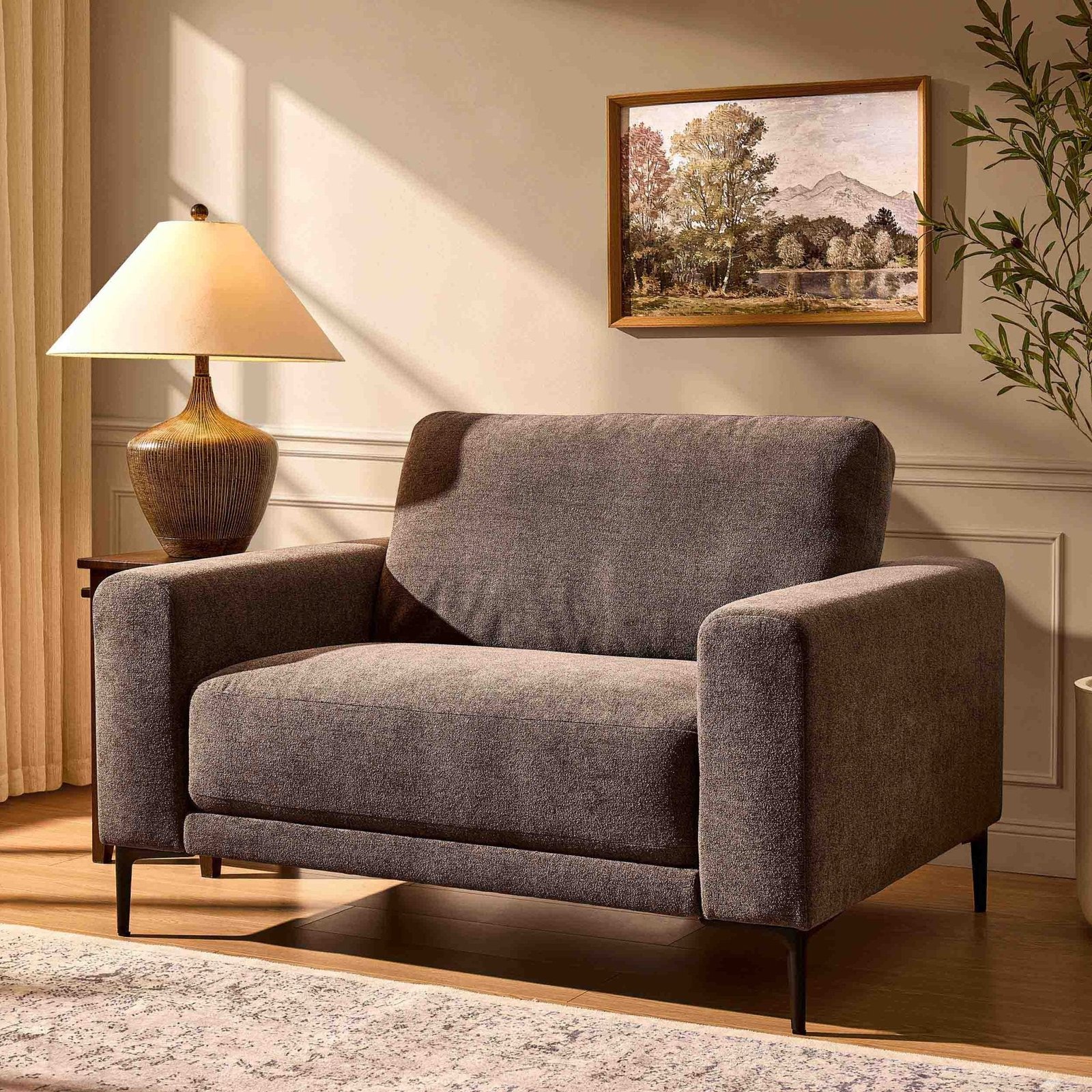 Malibu Loveseat - Chenille Ash Grey
