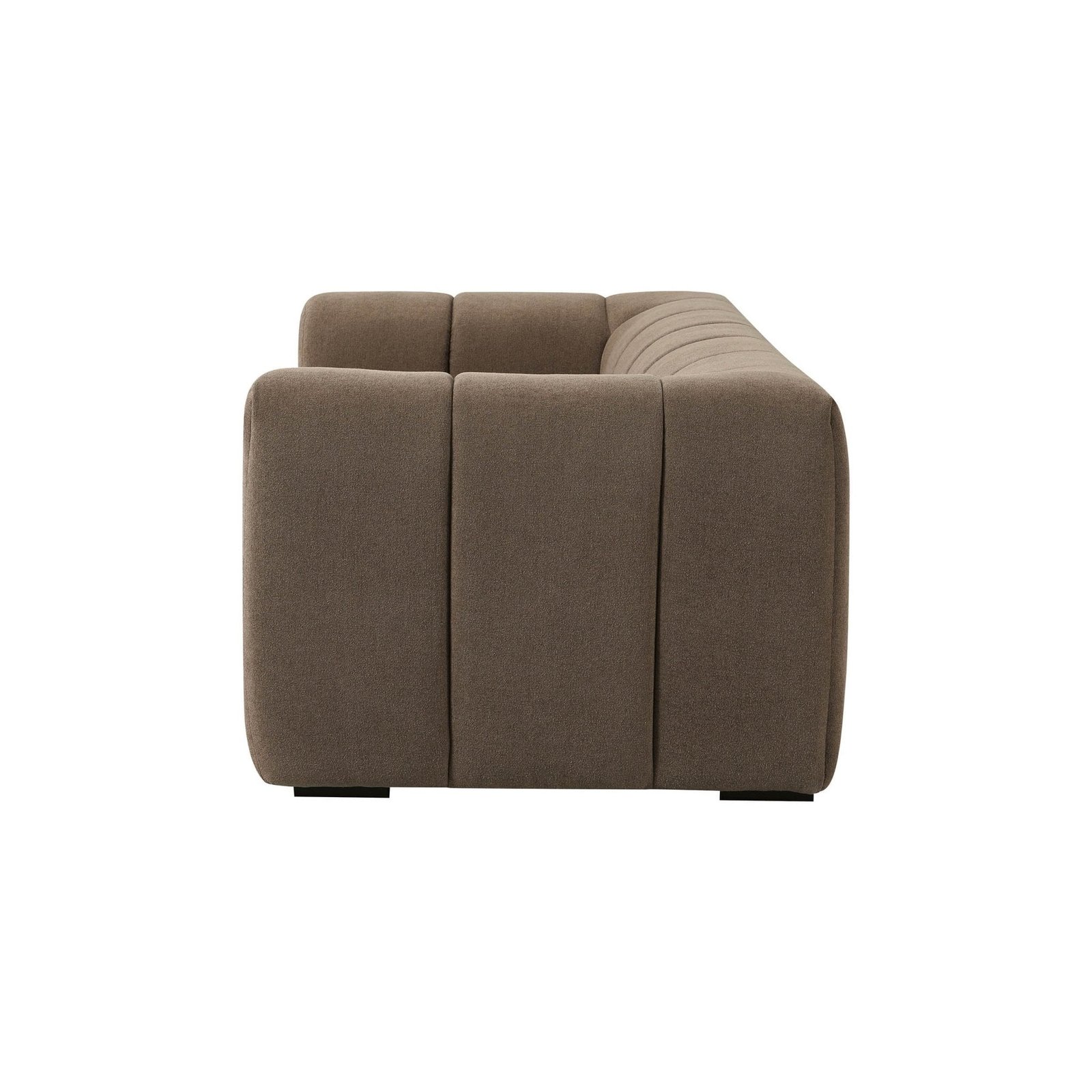 Manhattan 3 Seater Sofa - Chenille Mushroom - Green Lane
