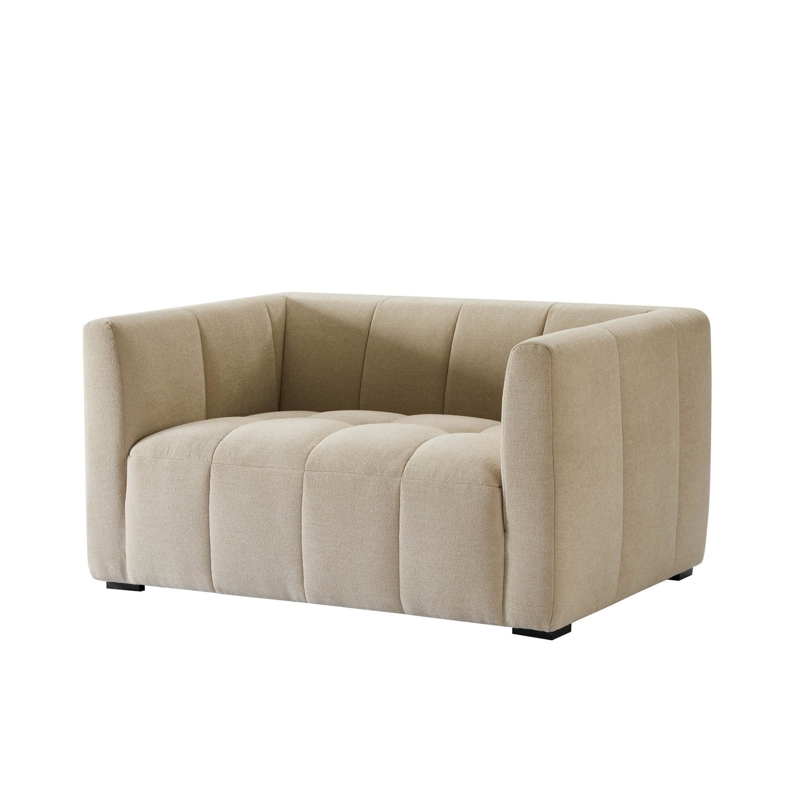 Manhattan Small 2 Seater Sofa - Chenille Oatmeal
