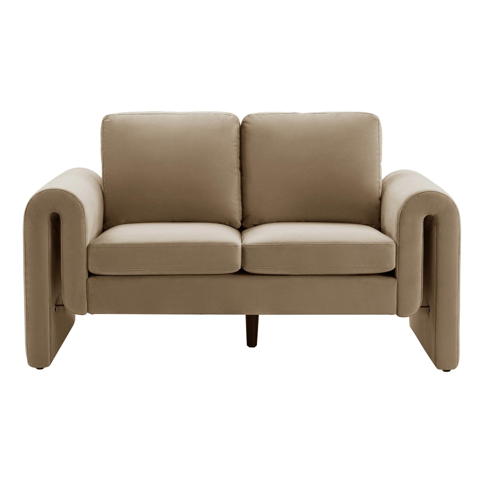 Marseille Small 2 Seater Sofa - Latte