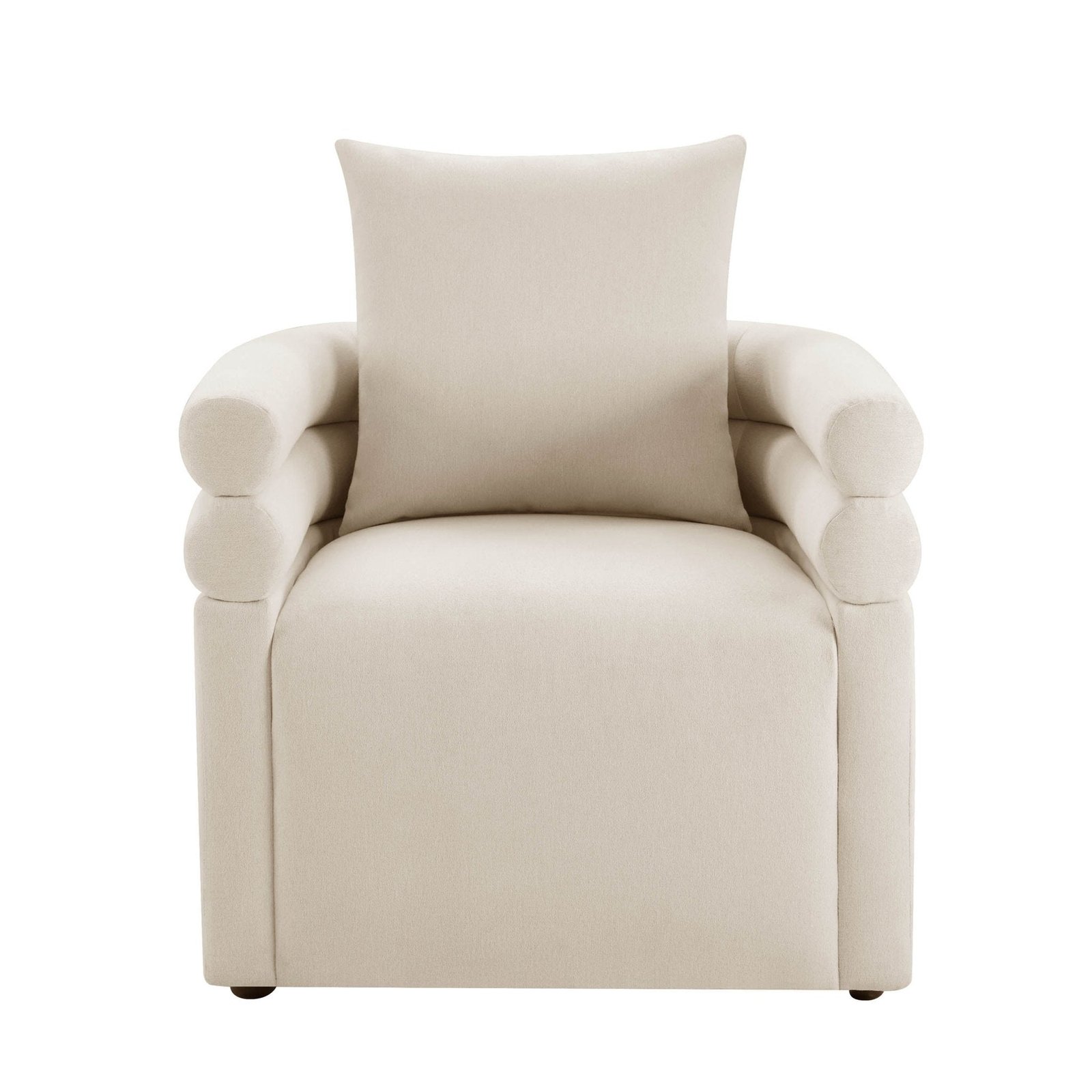 Maya Accent Chair - Cream Linen