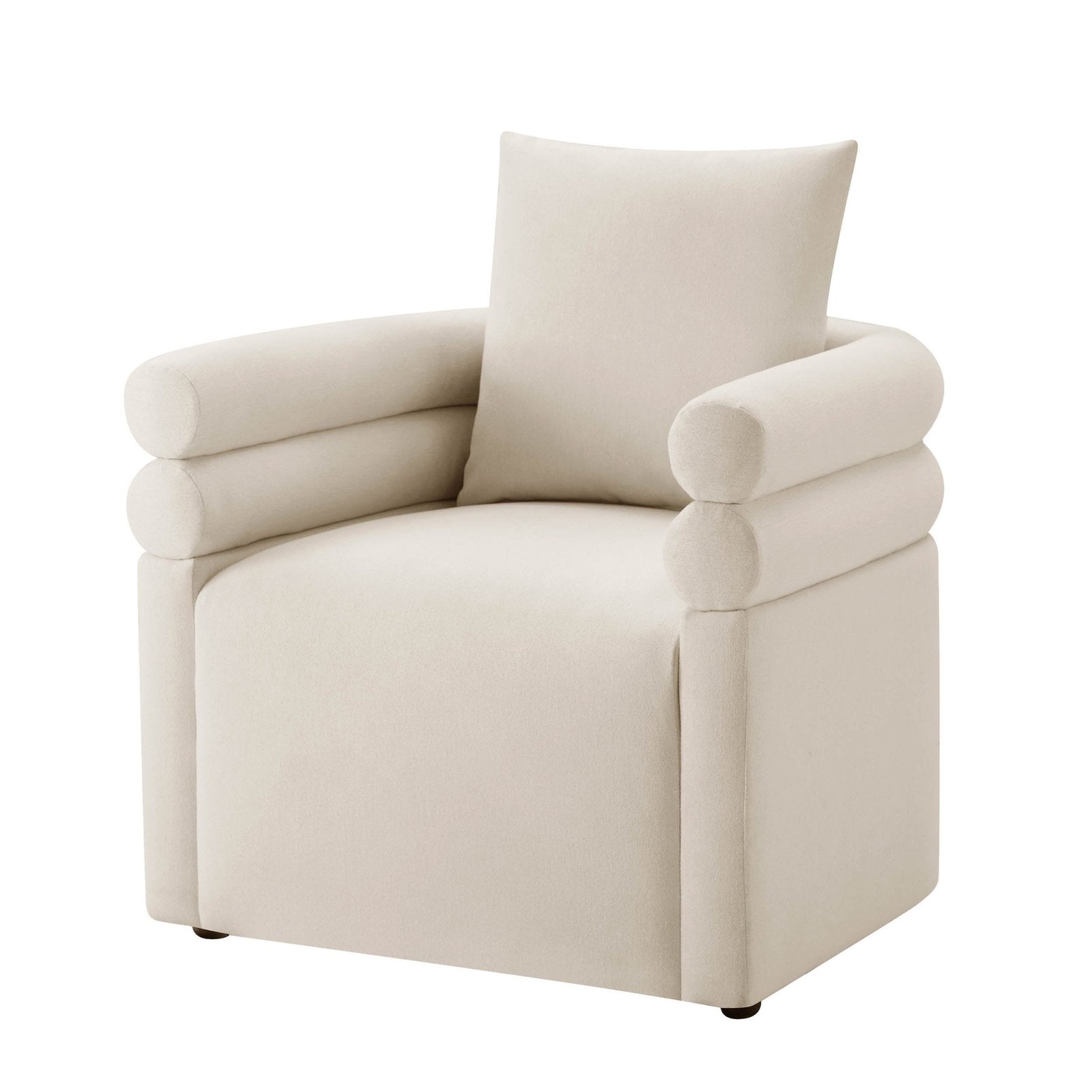 Maya Accent Chair - Cream Linen