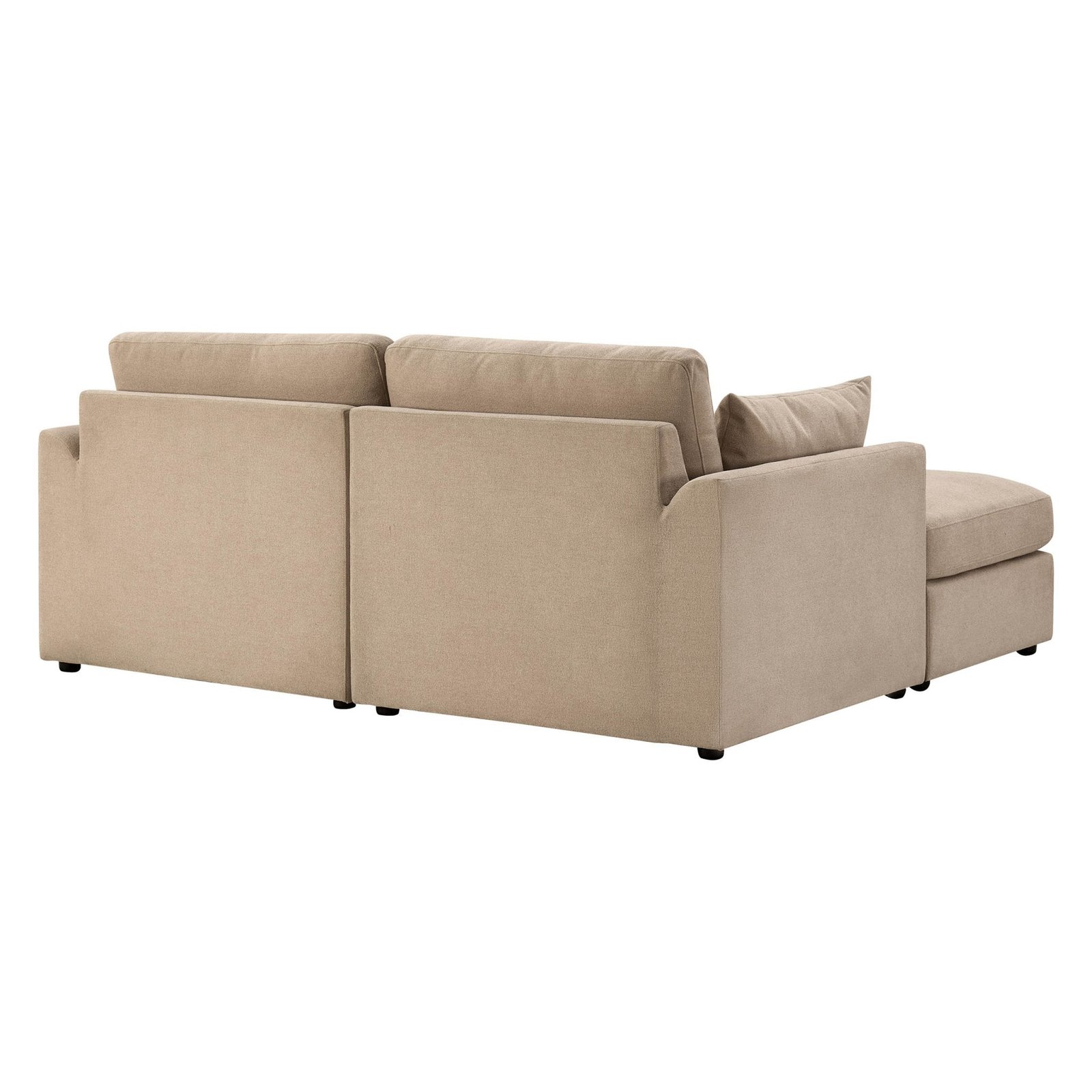 Miami Small Chaise Sofa - Chenille Oatmeal