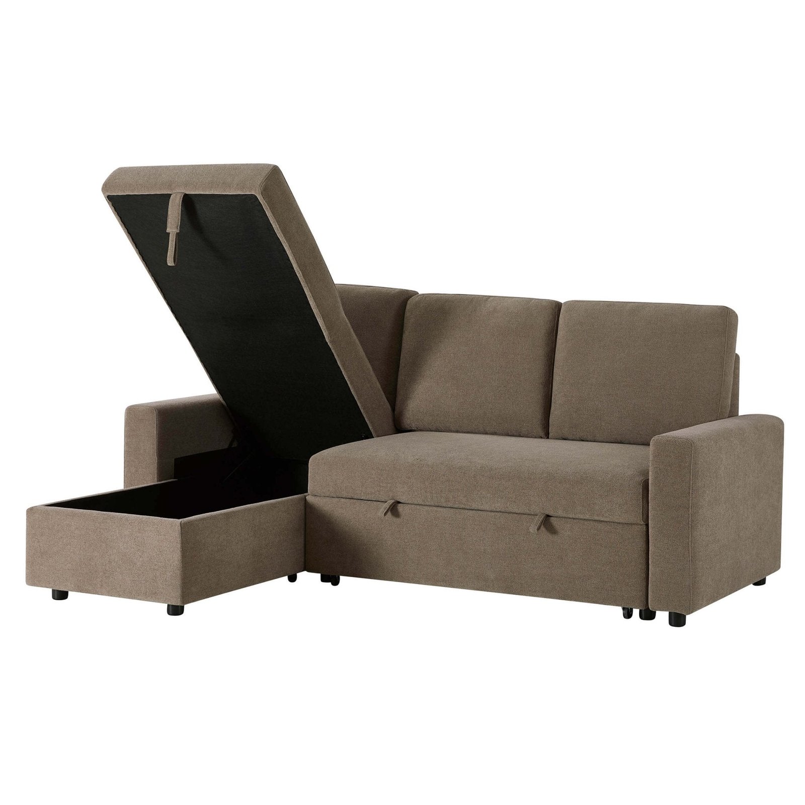 Monroe Sofa Bed - Chenille mushroom - Green Lane