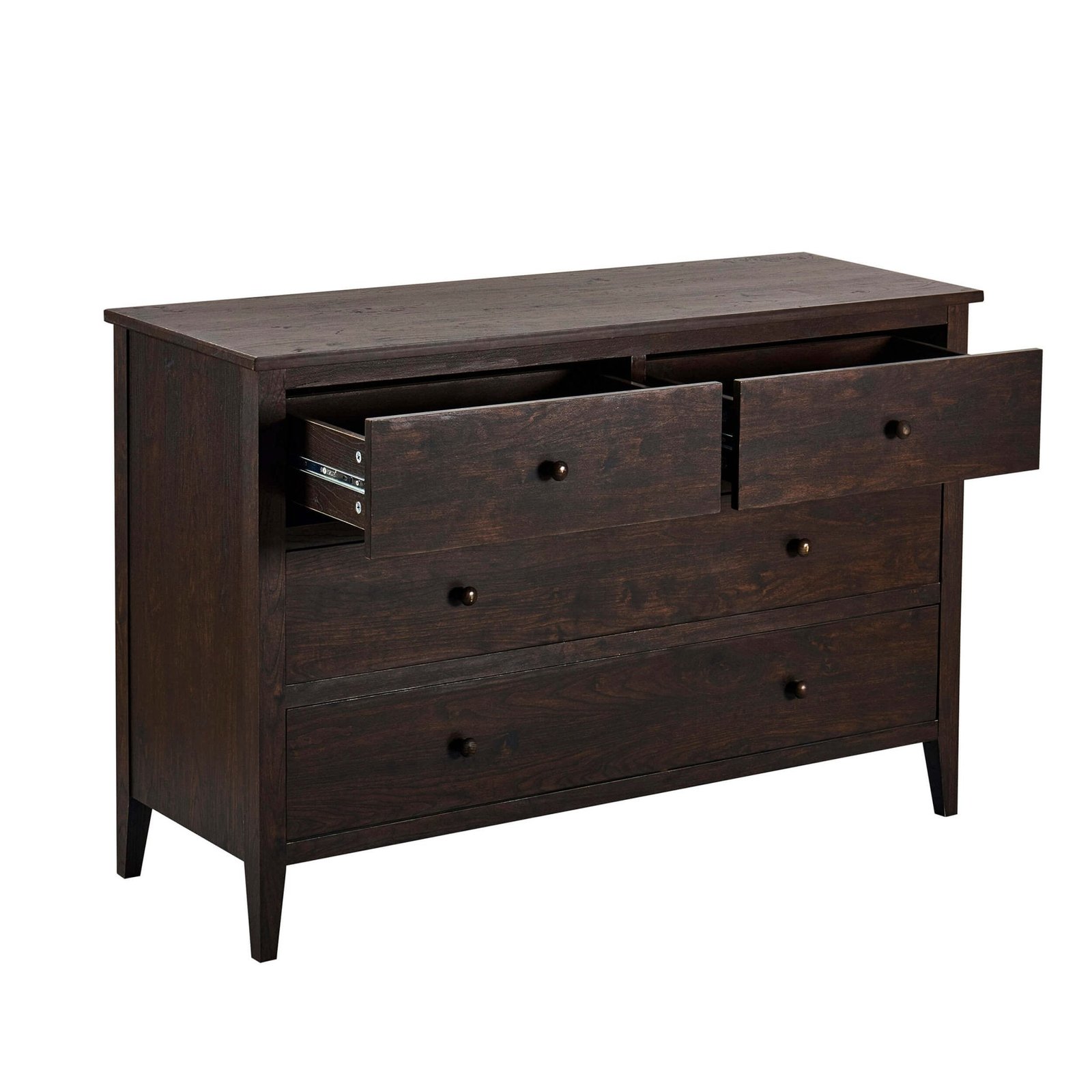 Nell 4 Drawer Chest - Walnut - Green Lane
