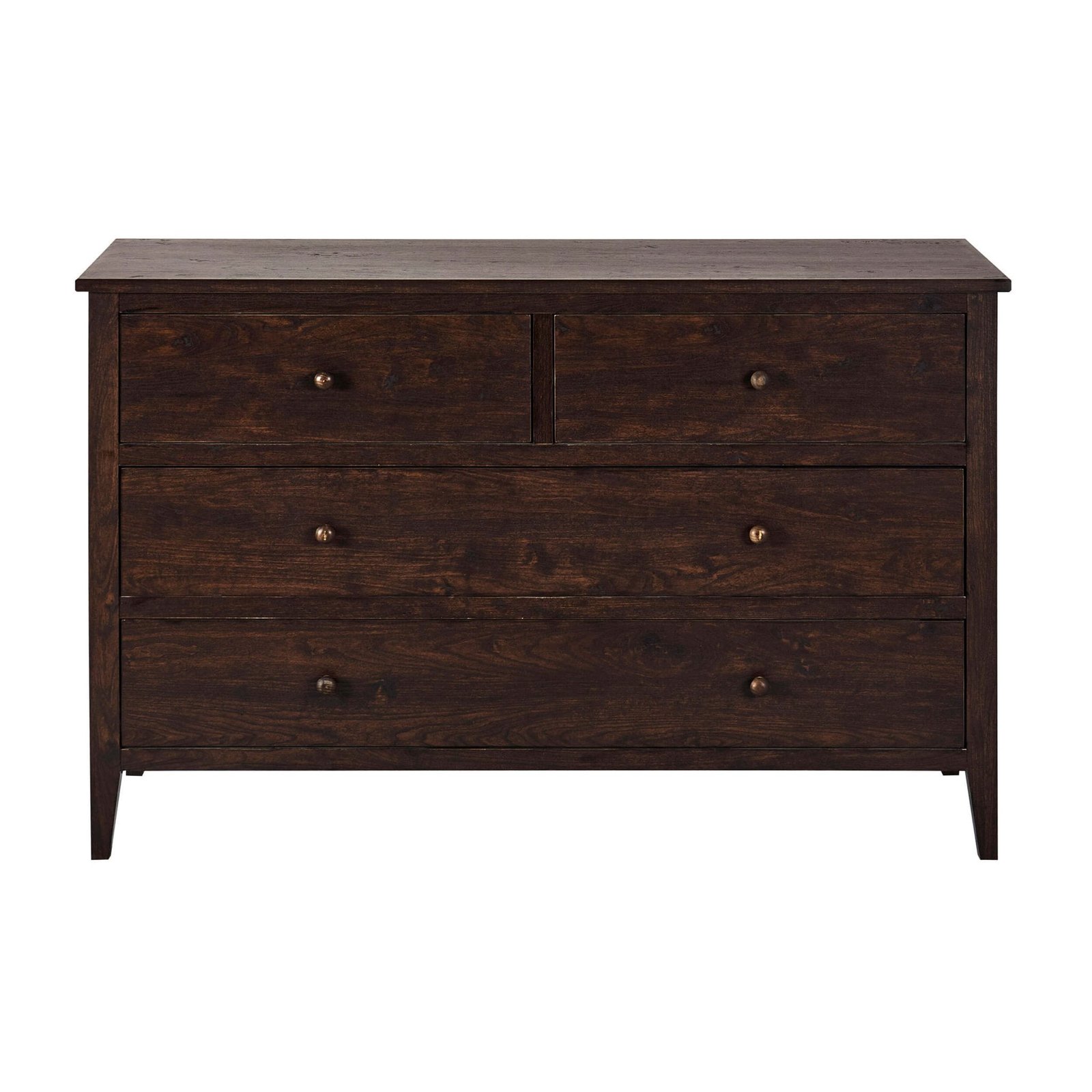 Nell 4 Drawer Chest - Walnut - Green Lane