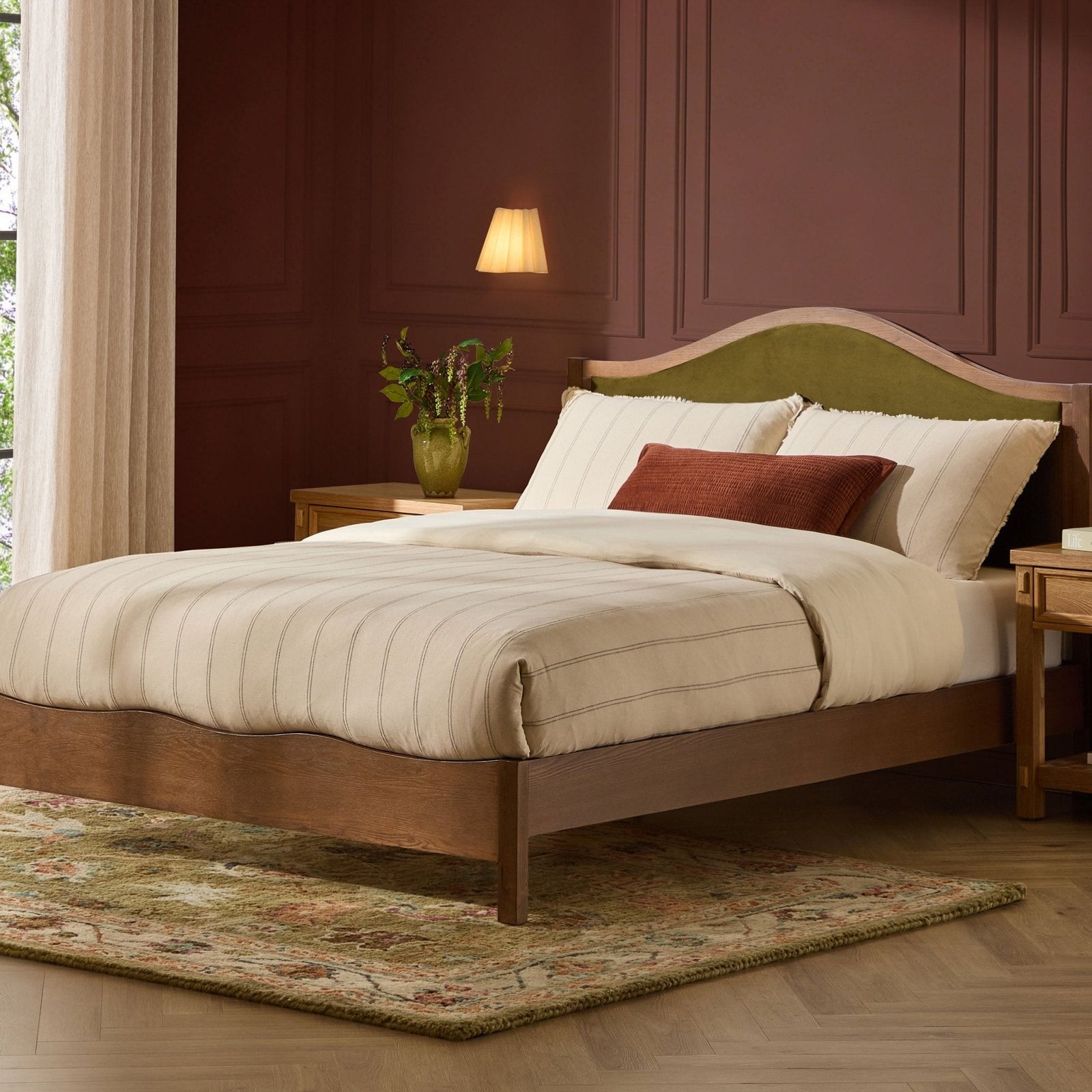 Provence Bed Frame - Rich Green - Green Lane