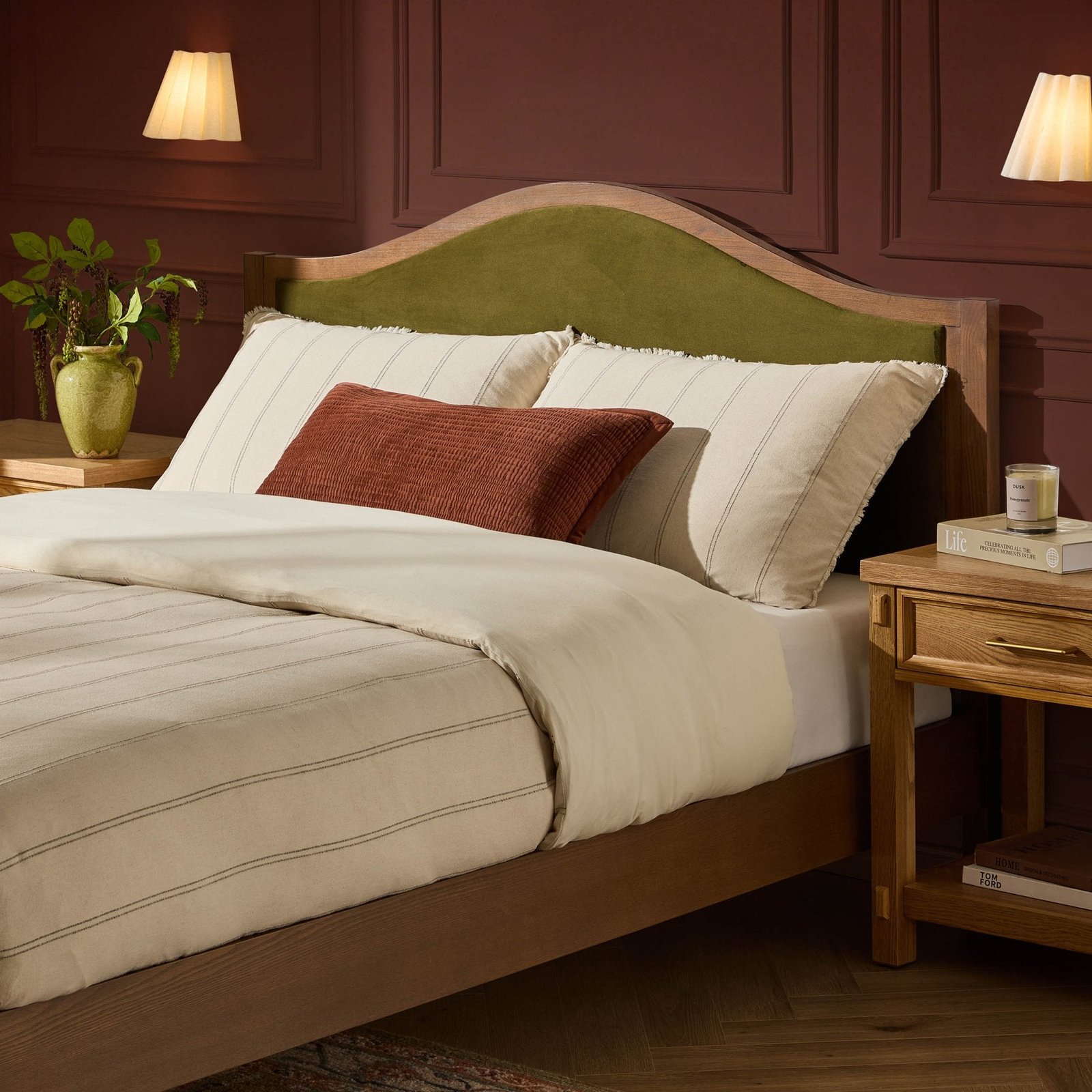 Provence Bed Frame - Rich Green - Green Lane