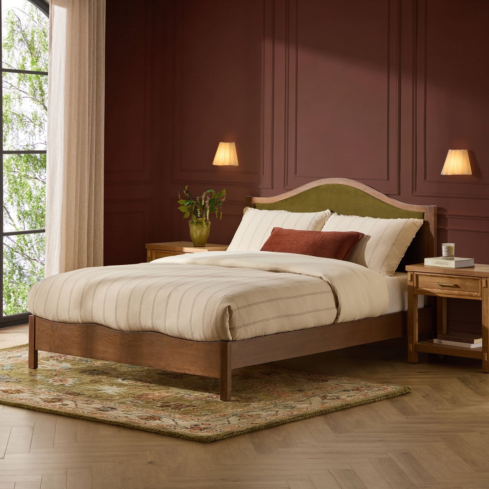 Provence Bed Frame - Rich Green - Green Lane