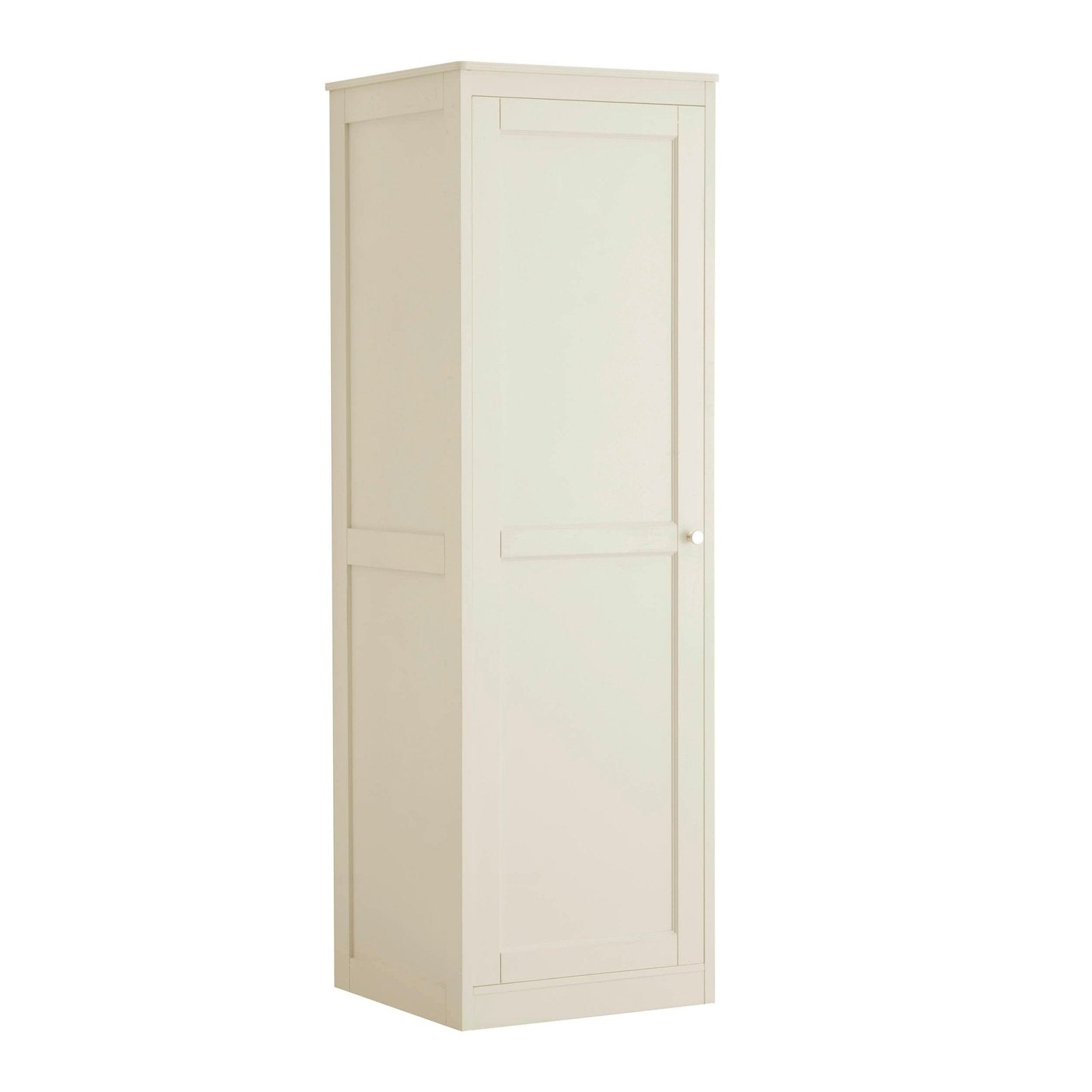 Ruby 1 Door Wardrobe with Drawers - Cream - Green Lane
