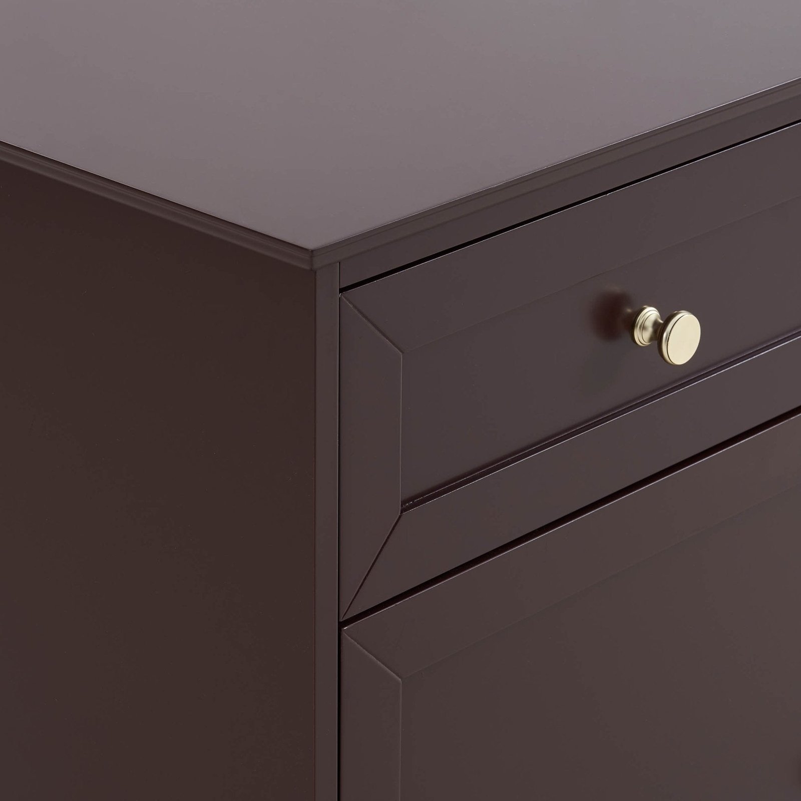 Ruby 3 Door Sideboard with Drawers - Chocolate - Green Lane