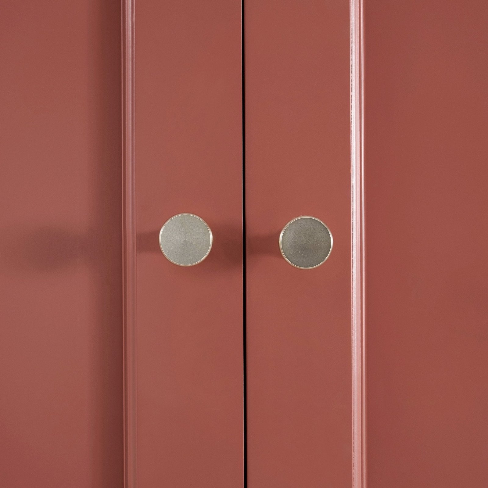 Ruby 3 Door Wardrobe with Drawers - Terracotta - Green Lane