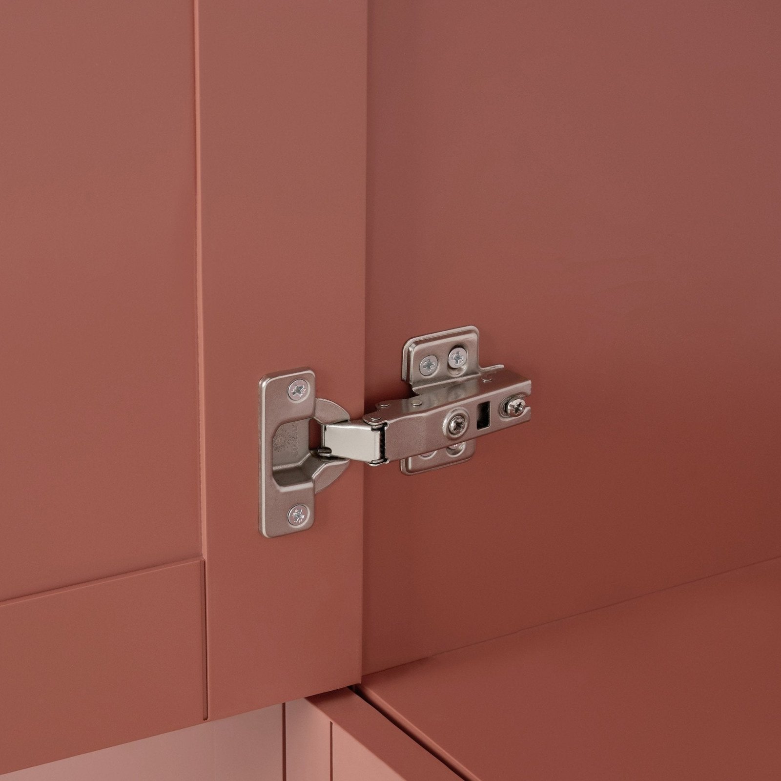 Ruby 3 Door Wardrobe with Drawers - Terracotta - Green Lane