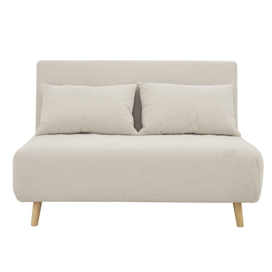 Seattle Double Click Clack Sofa Bed — Corduroy - Pebble