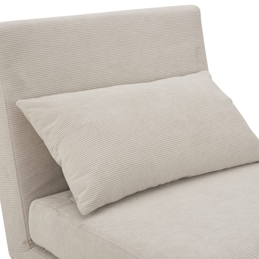 Seattle Single Click Clack Sofa Bed — Corduroy - Pebble