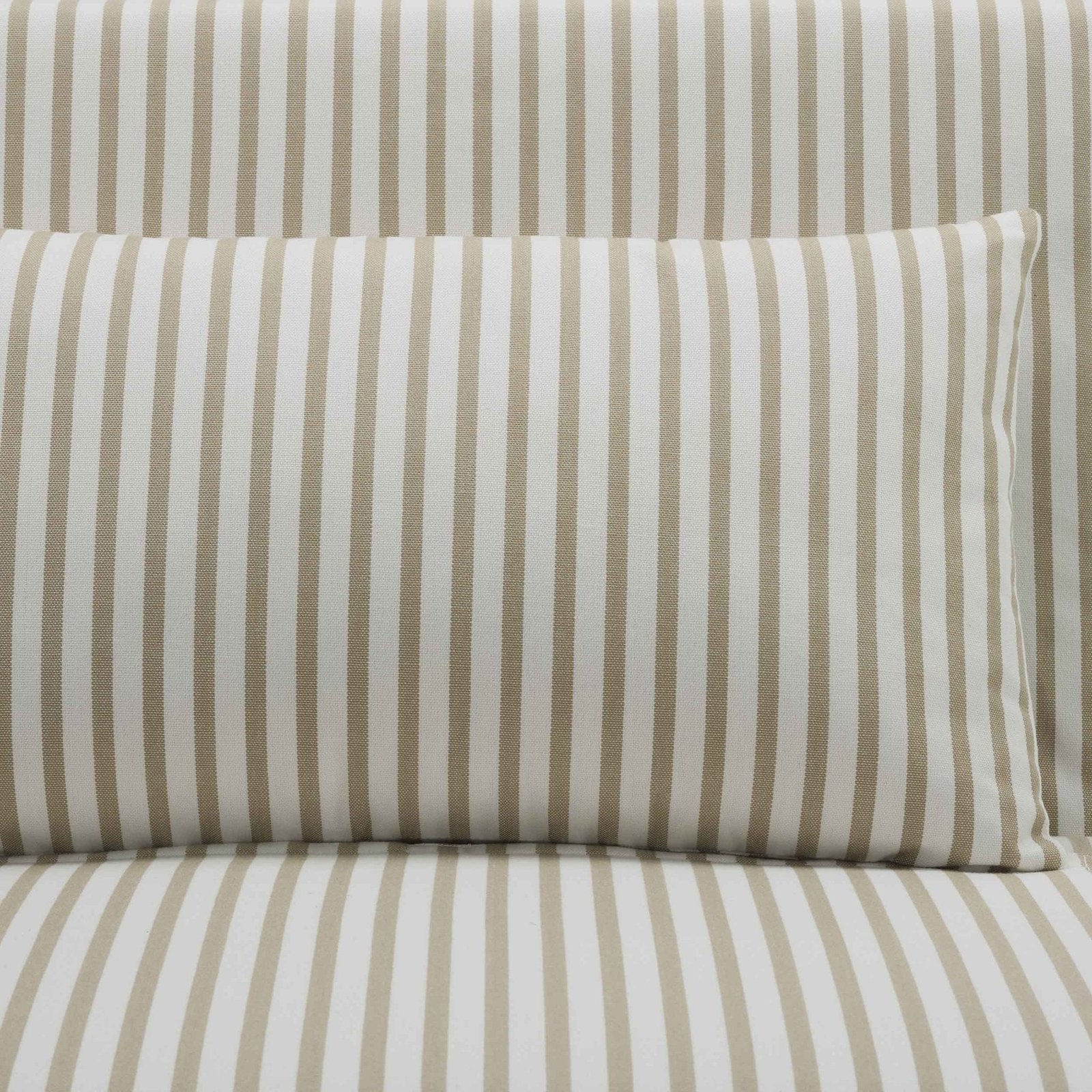 Seattle Single Click Clack Sofa Bed - Sand Stripe