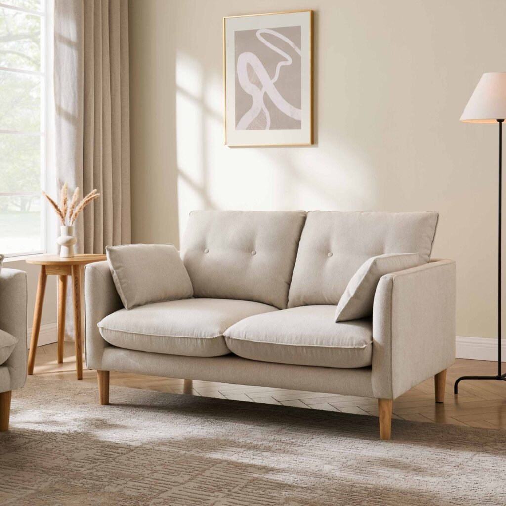 Shoreditch 2 Seater Sofa — Natural