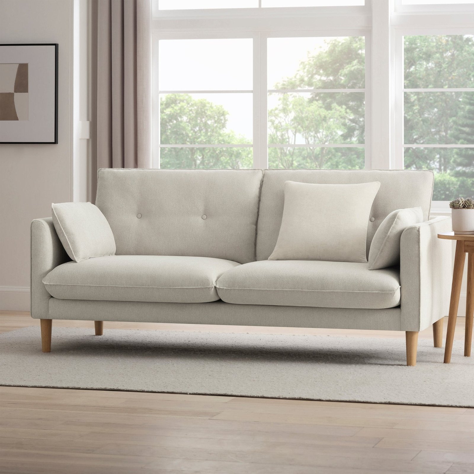 Shoreditch 3 Seater Sofa — Natural