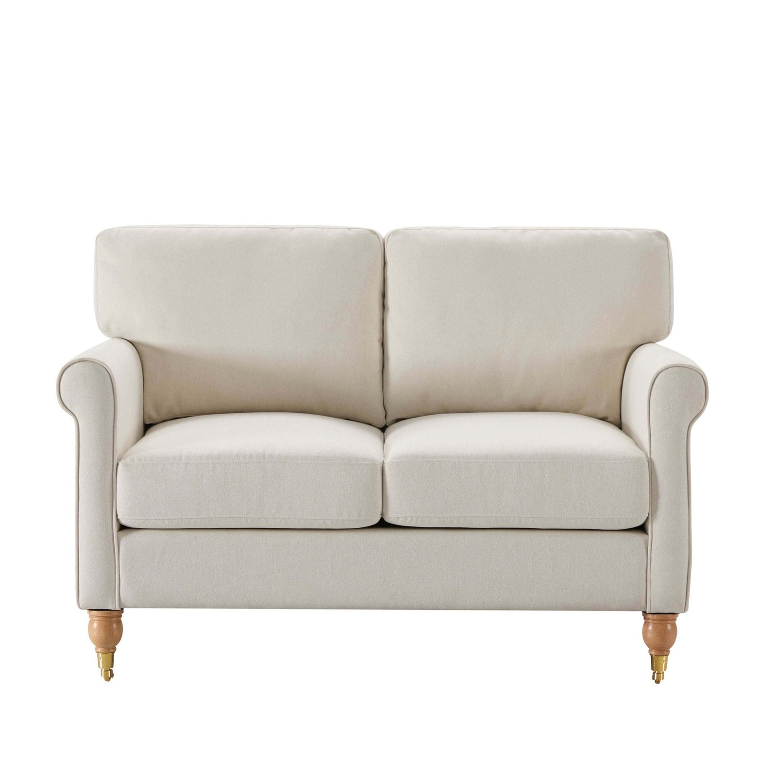 Sicily Small 2 Seater Sofa - Cream Linen