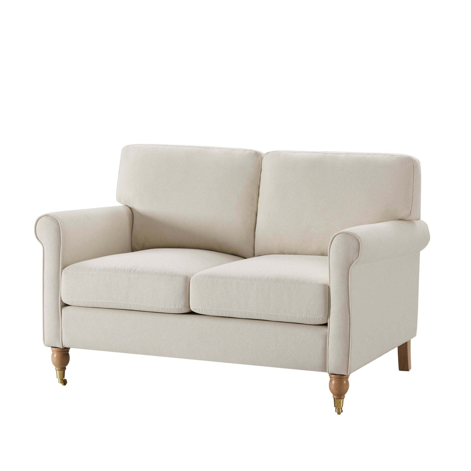 Sicily Small 2 Seater Sofa - Cream Linen