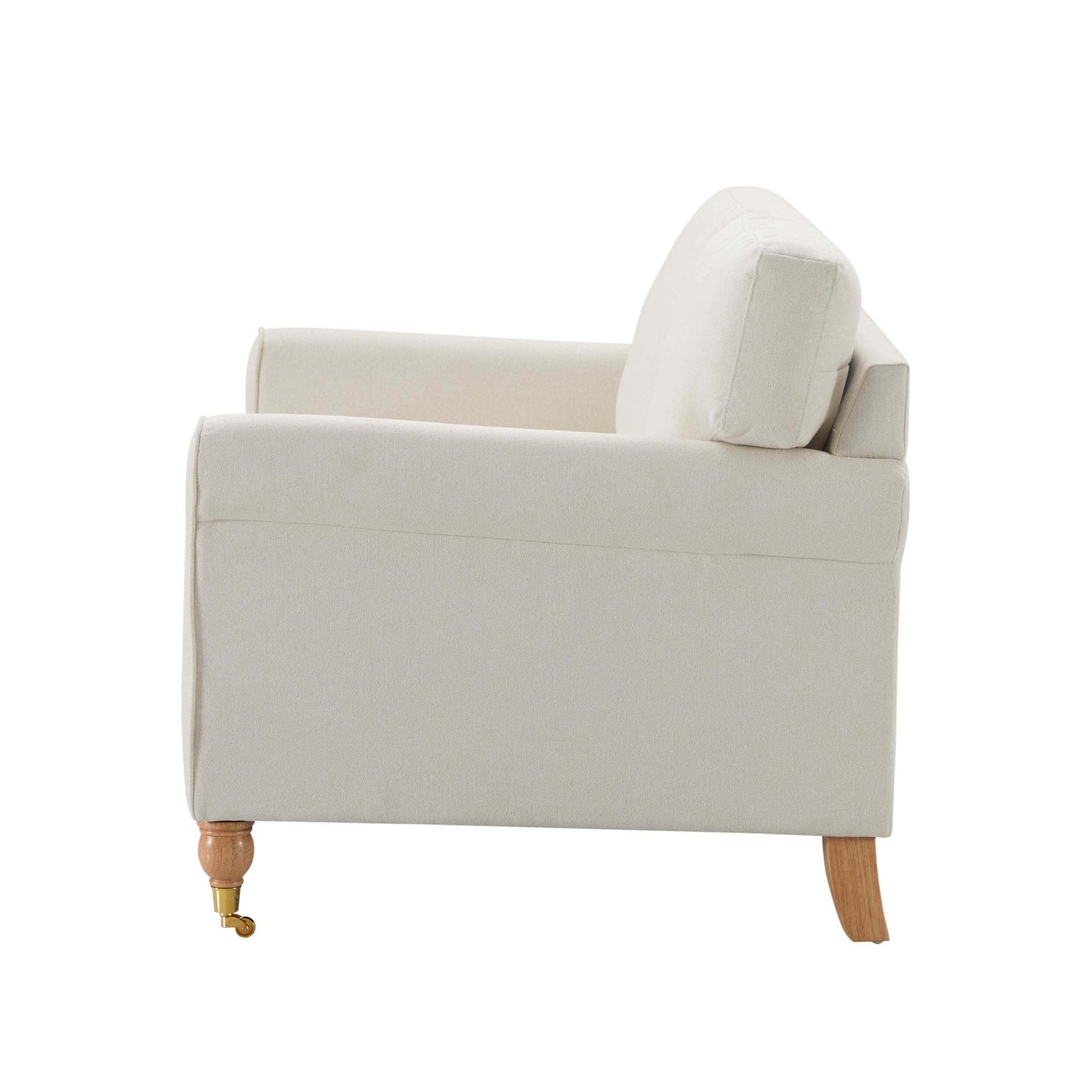 Sicily Small 2 Seater Sofa - Cream Linen