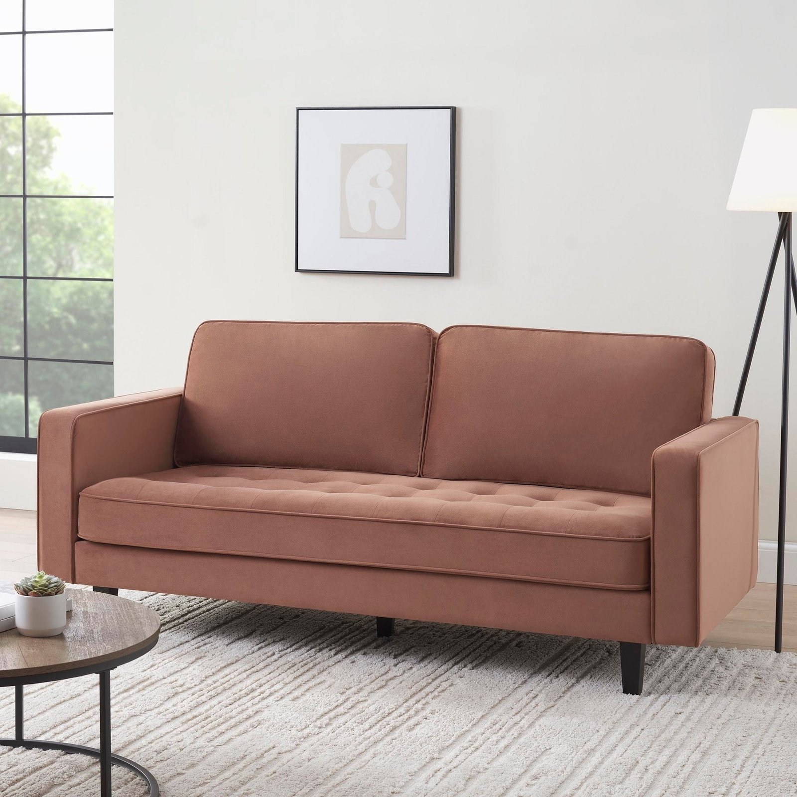 Sloane 3 Seater Sofa — Mauve