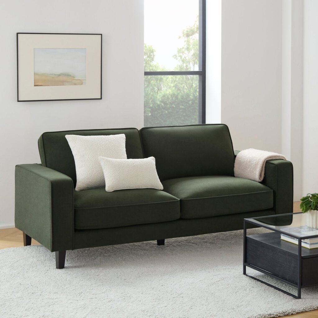 Soho 3 Seater Sofa — Dark Olive