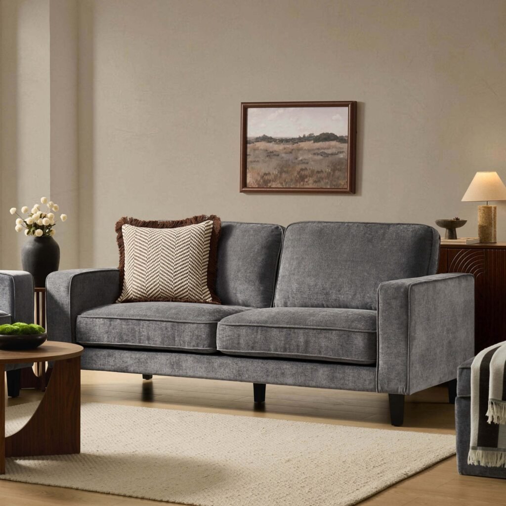 Soho 3 Seater Sofa - Grey - Green Lane