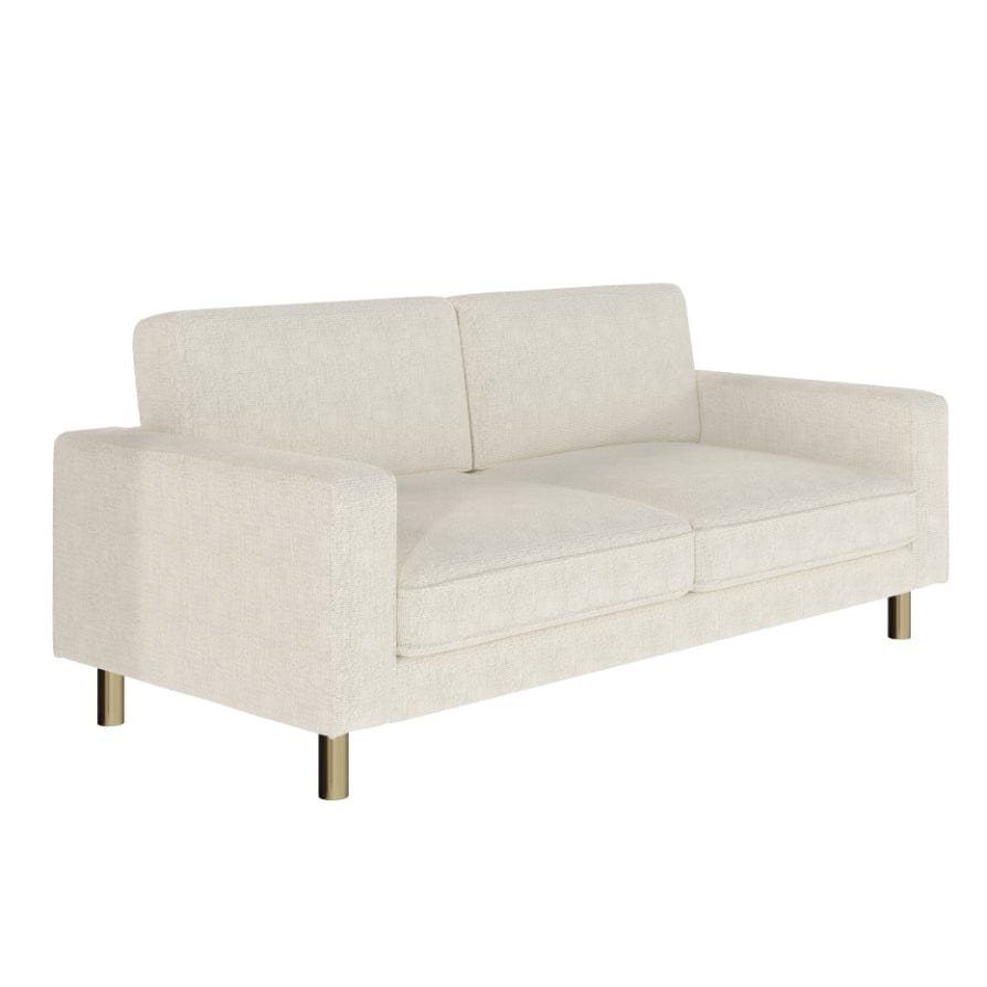 Soho Bouclé 3 Seater Sofa - Ivory