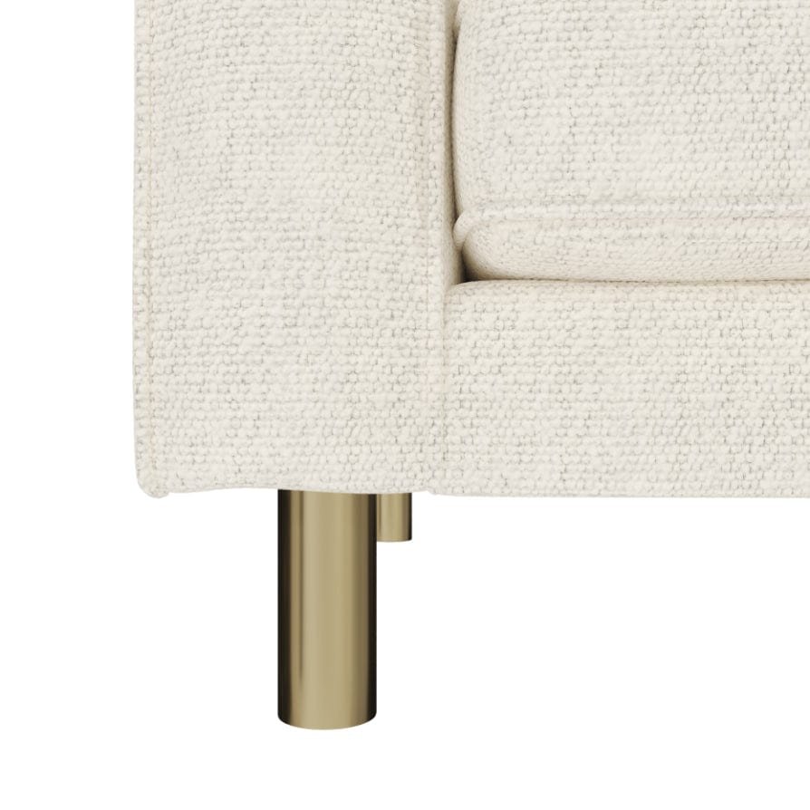 Soho Bouclé 3 Seater Sofa - Ivory