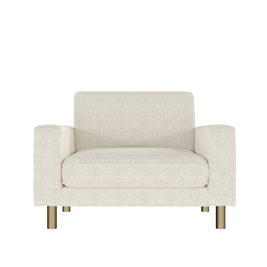 Soho Bouclé Loveseat - Ivory
