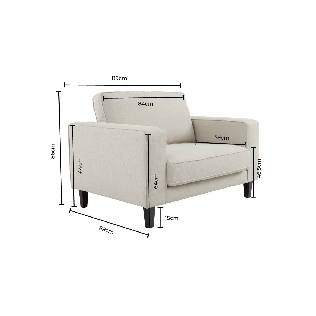 Soho Loveseat — Grey