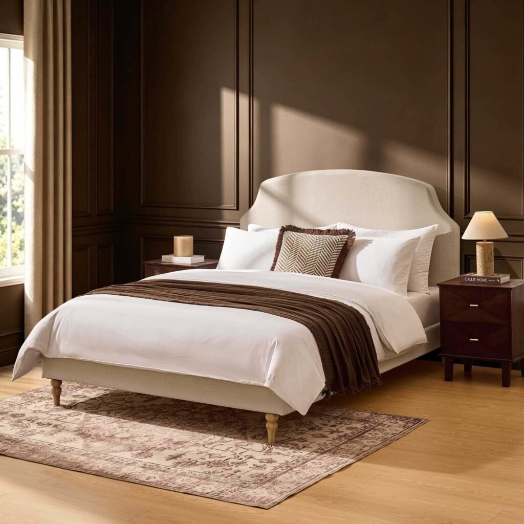 Surrey Bed Frame - Beige - Green Lane