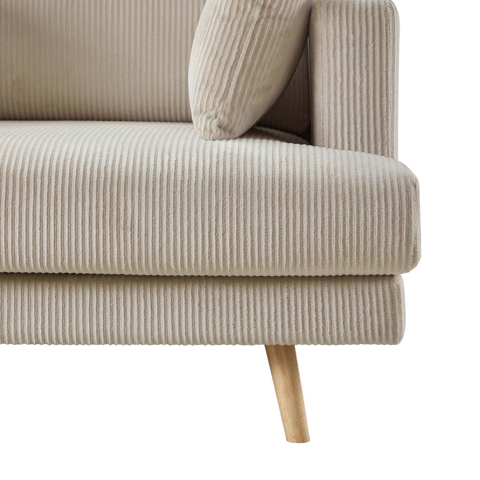 Sweden 2 Seater Sofa - Rib Ecru