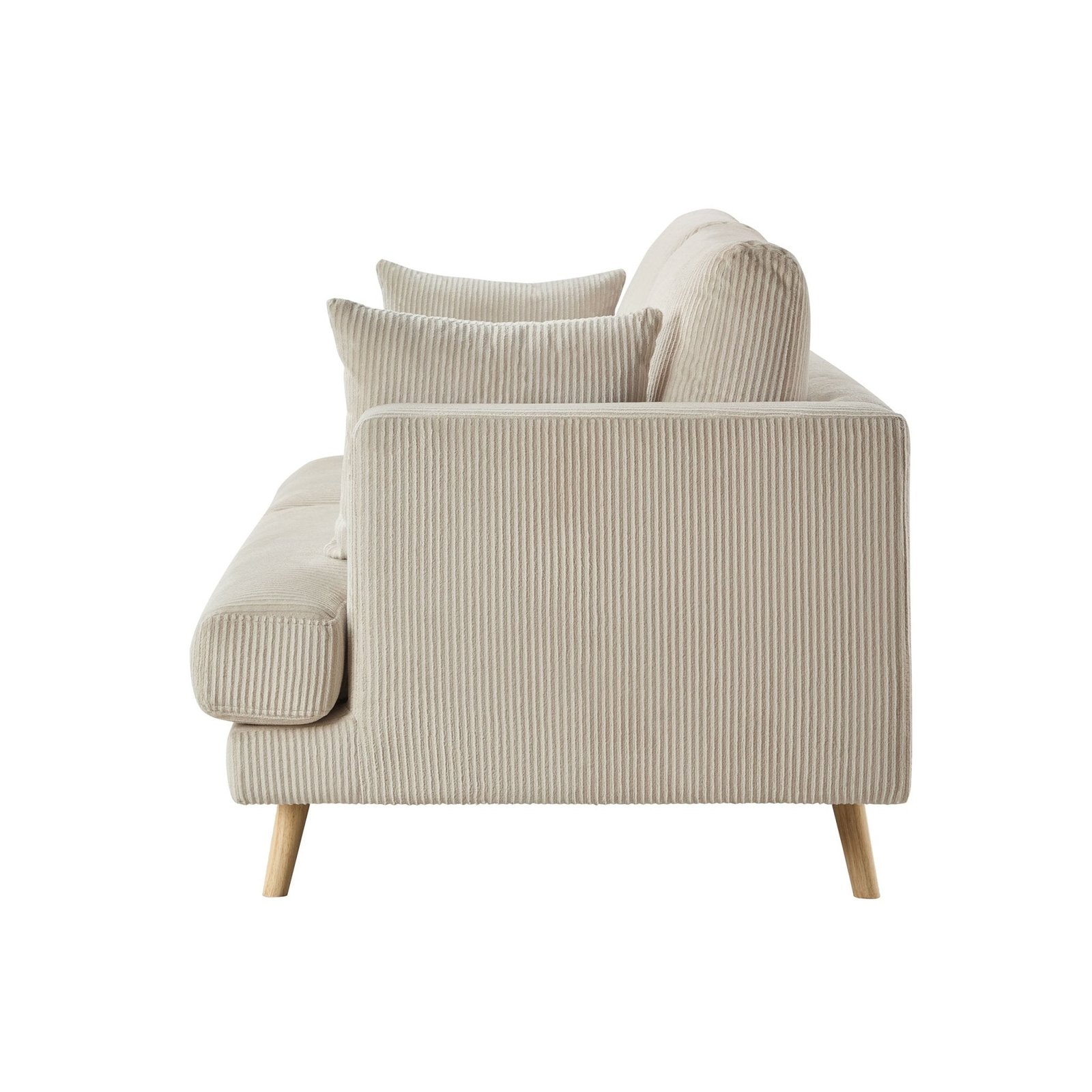 Sweden 2 Seater Sofa - Rib Ecru