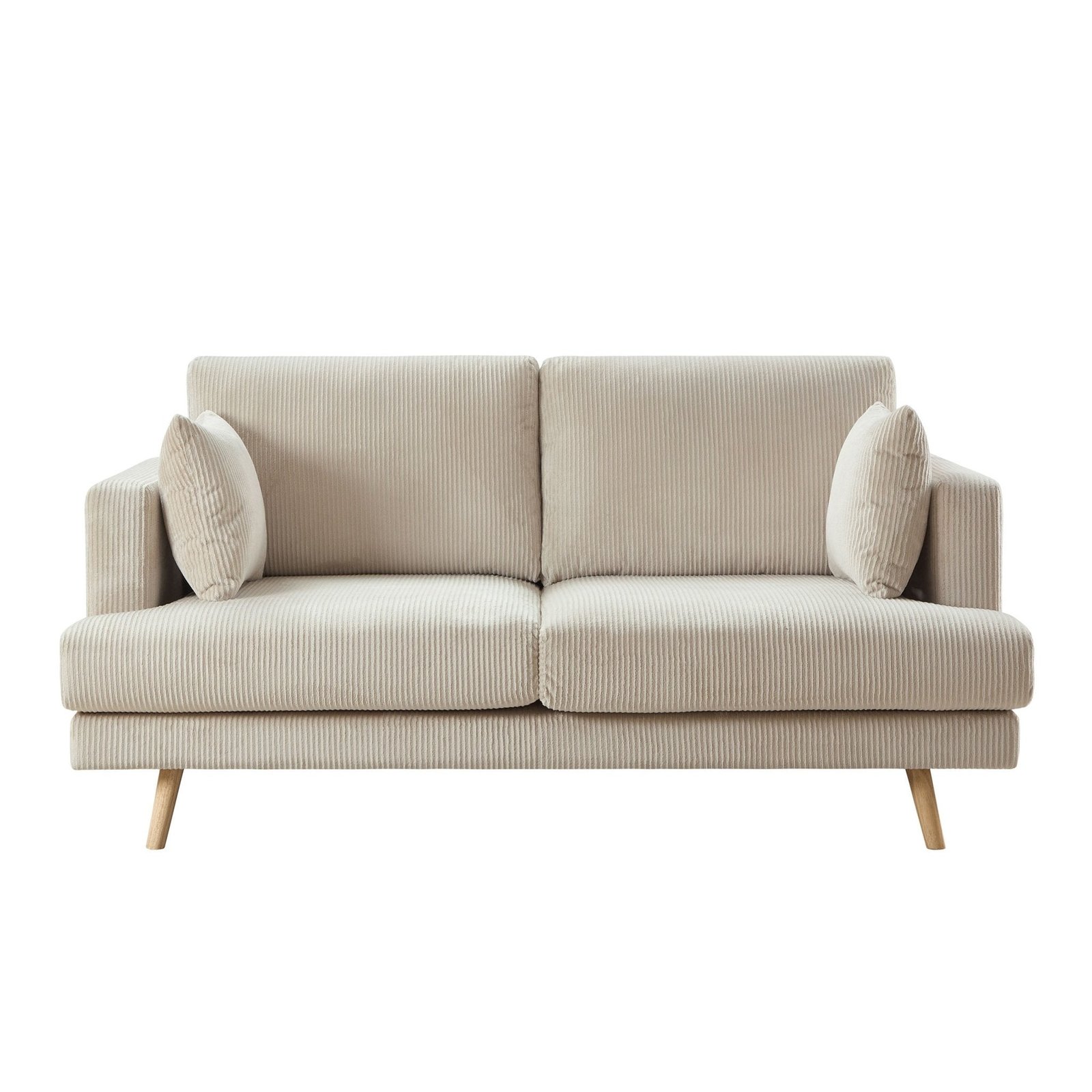 Sweden 2 Seater Sofa - Rib Ecru