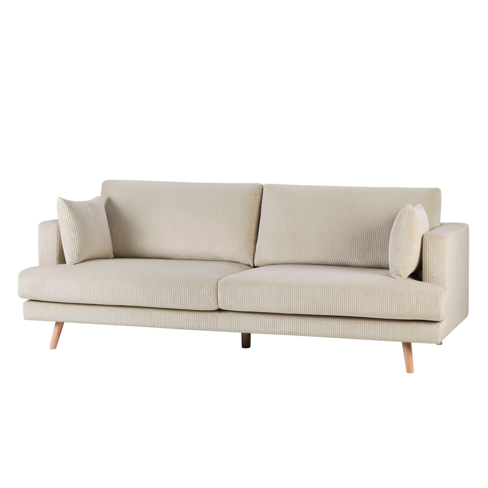 Sweden 3 Seater Sofa - Rib Ecru